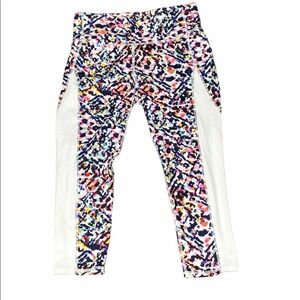 Athleta Chatarunga Hi Rise Capri Watercolor M